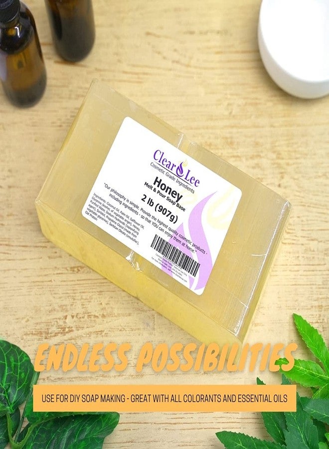 ClearLee Honey Melt and Pour Soap Base Cosmetic Grade Natural Bar 2lb - Image 3
